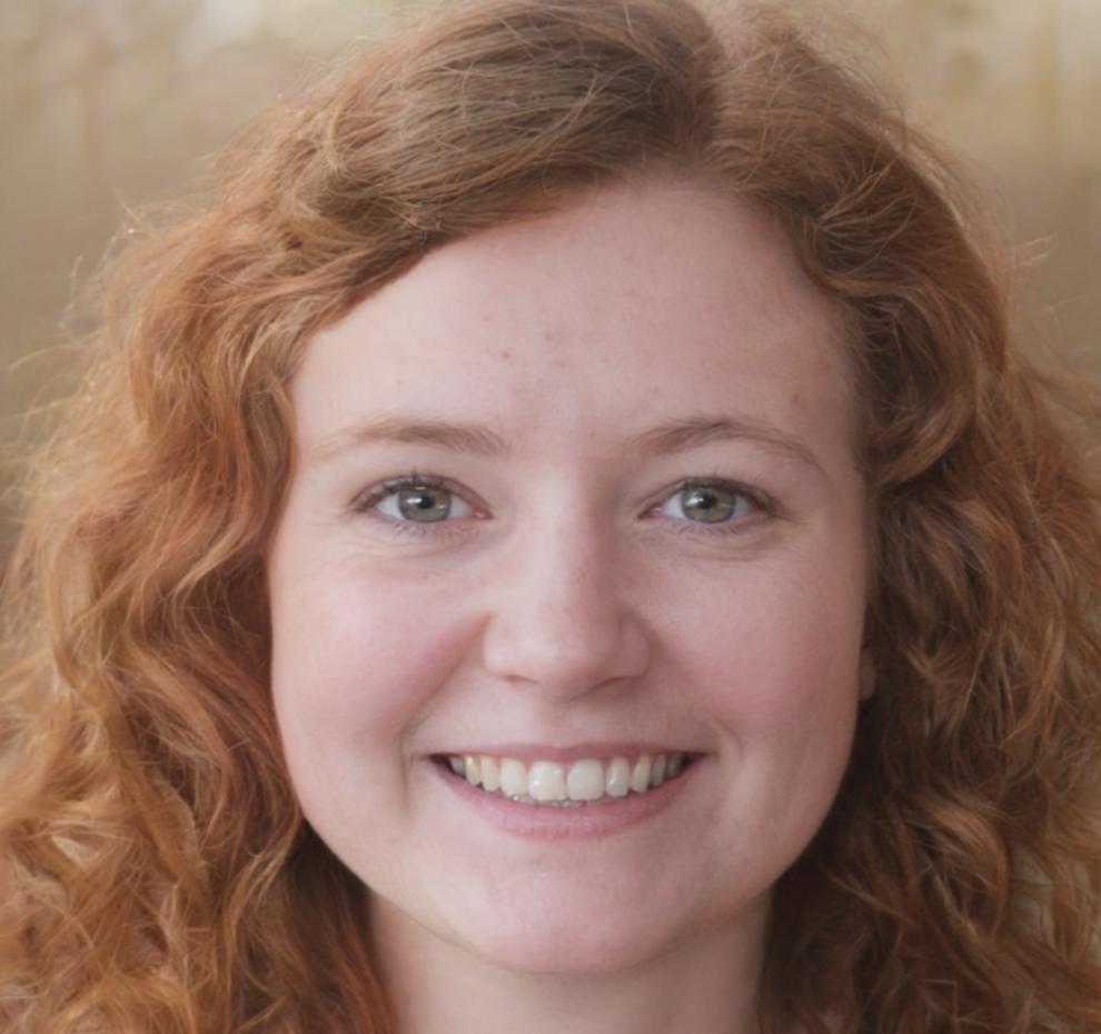 Program coordinator Elsie Doverspike reviewing materials